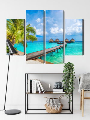 Ljuddämpande tavla - Floating houses