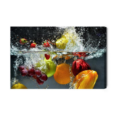 Ljuddämpande tavla - Fruit in the water