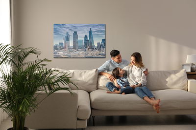 Ljuddämpande tavla - Of London skyscrapers