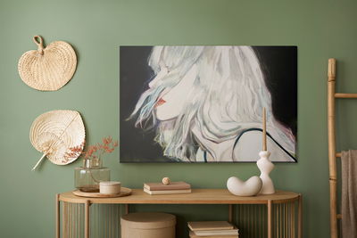 Ljuddämpande tavla - Modern female portrait