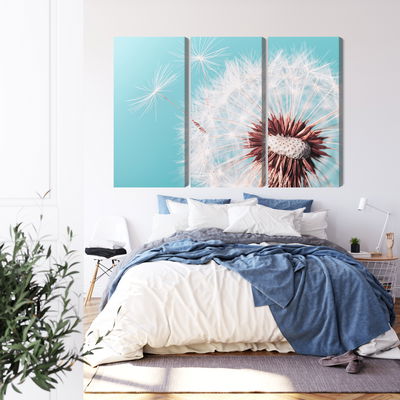 Ljuddämpande tavla - Dandelion flower on a macro
