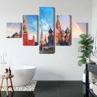 Ljuddämpande tavla - Panorama of the red square