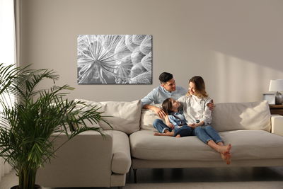 Ljuddämpande tavla - Dandelion close up