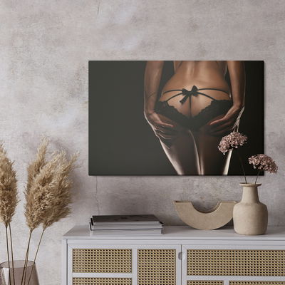 Ljuddämpande tavla - Woman in erotic lingerie