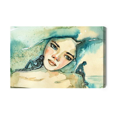 Ljuddämpande tavla - A woman in melancholy