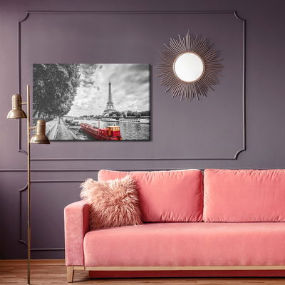 Ljuddämpande tavla - River seine in Paris