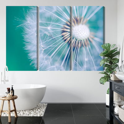 Ljuddämpande tavla - Dandelion on a macro scale