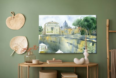 Ljuddämpande tavla - Rome as painted