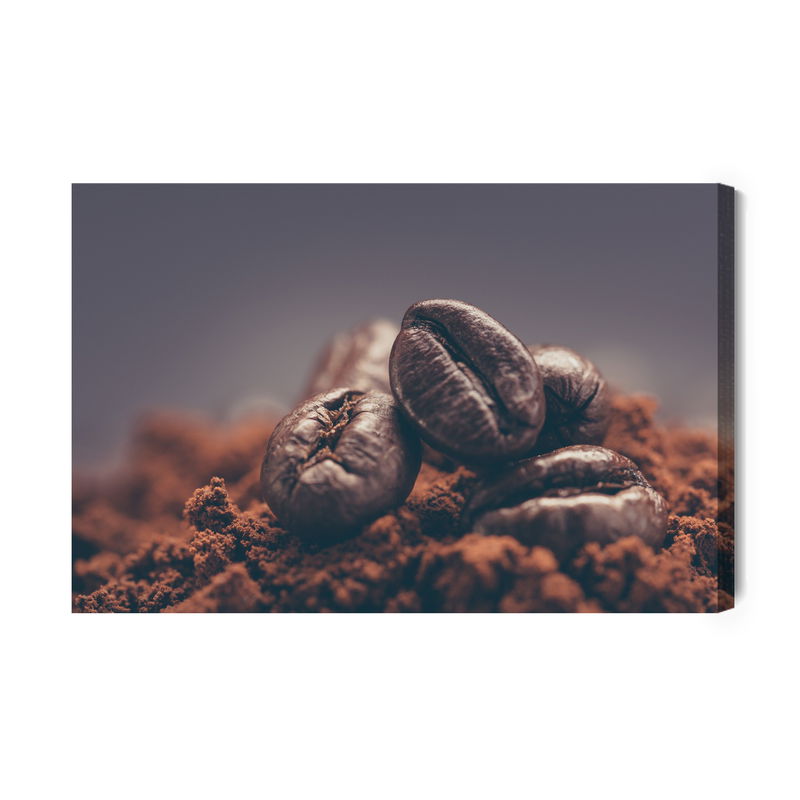 Ljuddämpande tavla - Closeup of coffee beans