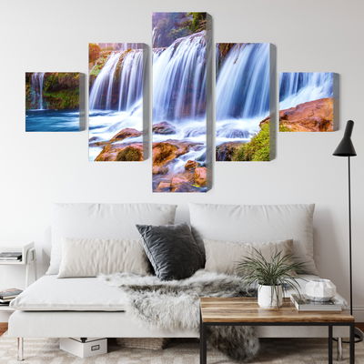 Ljuddämpande tavla - Jiulong waterfall in luoping