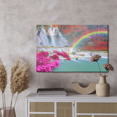 Ljuddämpande tavla - Kuang si waterfall in laos