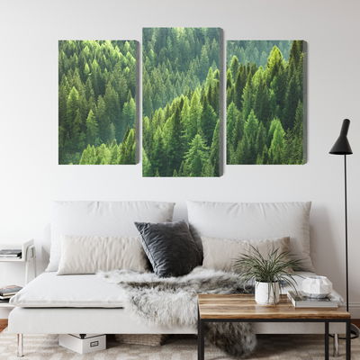 Ljuddämpande tavla - The green of the forest