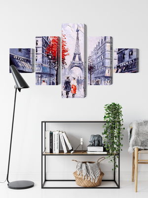 Ljuddämpande tavla - The view of the Paris street