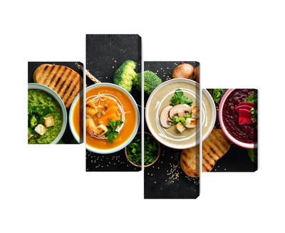 Ljuddämpande tavla - Vegetable cream soups