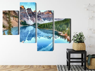 Ljuddämpande tavla - Moraine Lake in banff