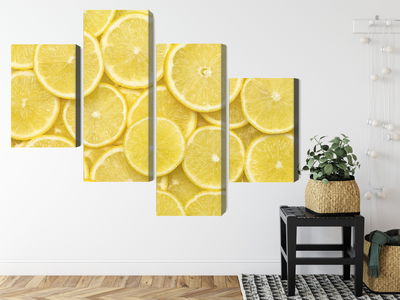 Ljuddämpande tavla - Lemon slices