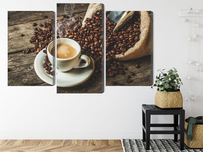 Ljuddämpande tavla - A cup of hot coffee