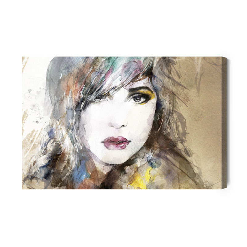 Ljuddämpande tavla - A portrait of a woman