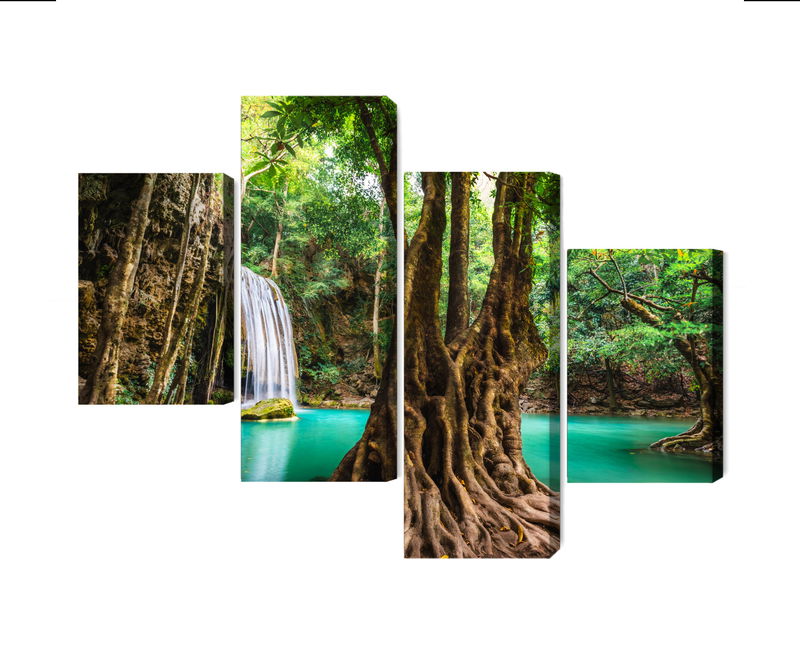 Ljuddämpande tavla - Erawan waterfalls