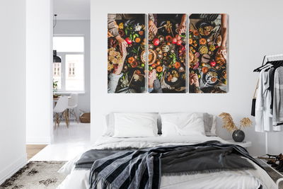 Ljuddämpande tavla - The table was set abundantly