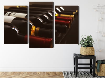 Ljuddämpande tavla - Delicious wine bottles