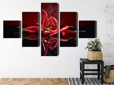 Ljuddämpande tavla - Red chili peppers