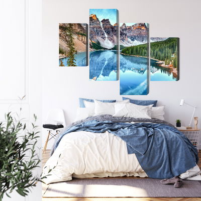 Ljuddämpande tavla - Moraine Lake in banff