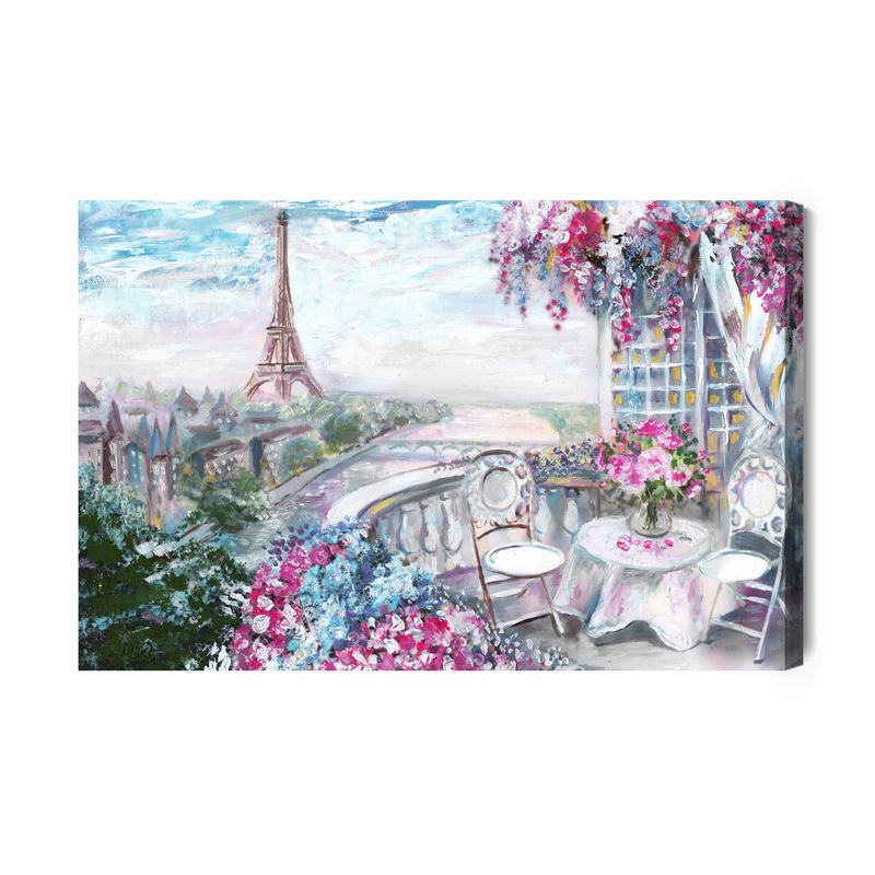 Ljuddämpande tavla - View of the eiffel tower