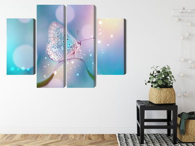 Ljuddämpande tavla - A delicate butterfly