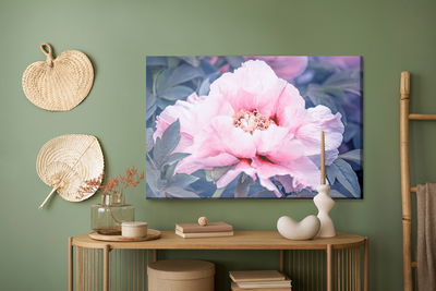 Ljuddämpande tavla - Peony in the garden