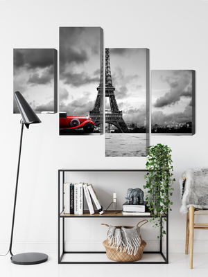 Ljuddämpande tavla - Black and white view