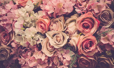 Ljuddämpande tavla - Delicate colorful 3d flowers