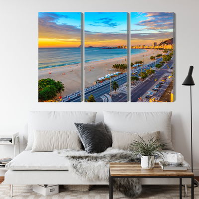 Ljuddämpande tavla - Sunrise view of copacabana