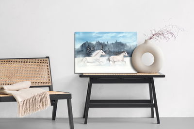 Ljuddämpande tavla - Horses galloping