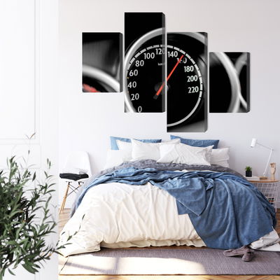 Ljuddämpande tavla - Car speedometer