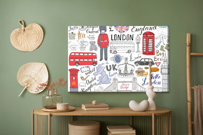 Ljuddämpande tavla - Famous symbols of London