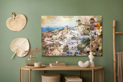 Ljuddämpande tavla - Architecture of santorini