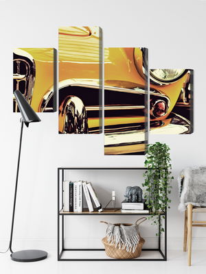 Ljuddämpande tavla - The front of a vintage car