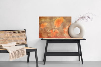 Ljuddämpande tavla - Poppies in vintage style