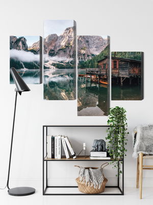 Ljuddämpande tavla - A cottage on the italian