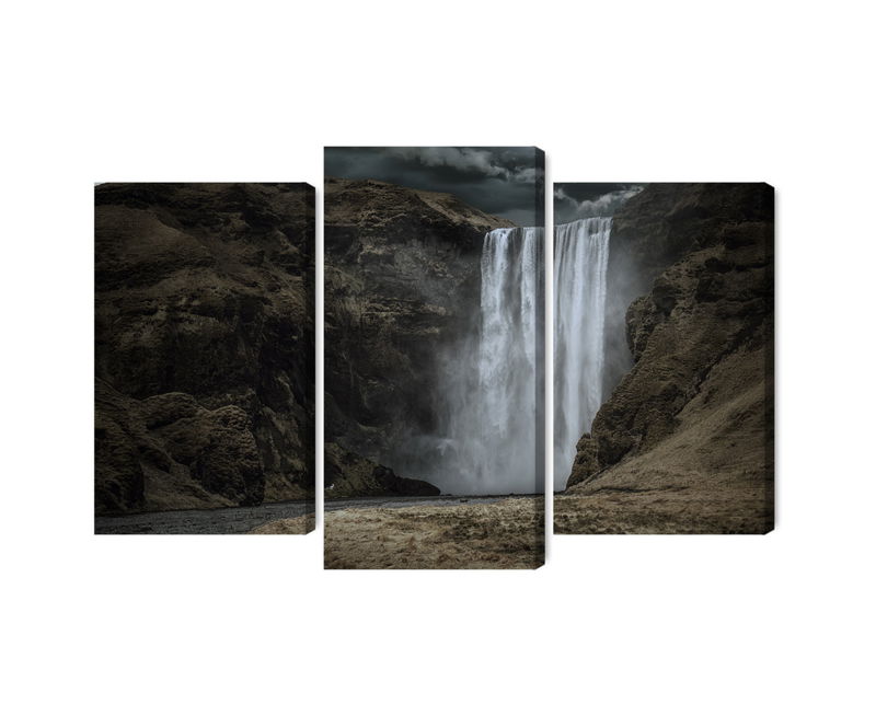 Ljuddämpande tavla - The majestic skogafoss