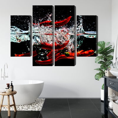 Ljuddämpande tavla - Chili in water