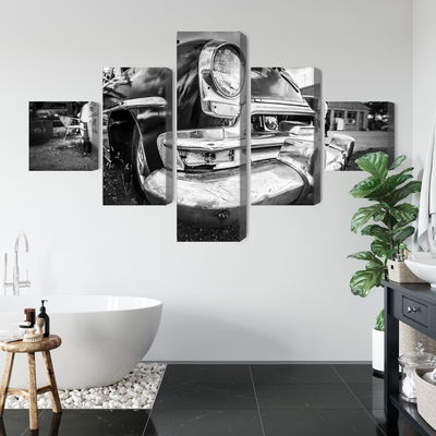 Ljuddämpande tavla - Black and white american