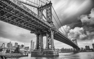 Ljuddämpande tavla - Manhattan bridge in New York