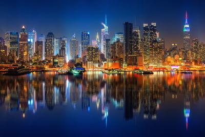 Ljuddämpande tavla - Manhattan by night