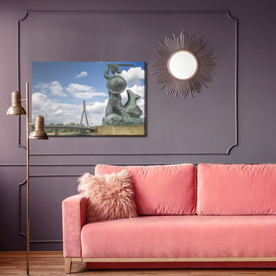 Ljuddämpande tavla - Mermaid in Warsaw