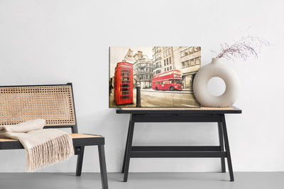 Ljuddämpande tavla - Vintage London street