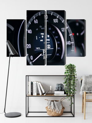 Ljuddämpande tavla - Modern car speedometer