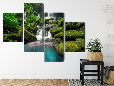 Ljuddämpande tavla - A beautiful waterfall