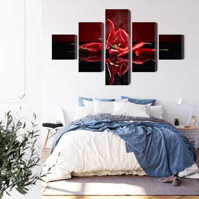 Ljuddämpande tavla - Red chili peppers